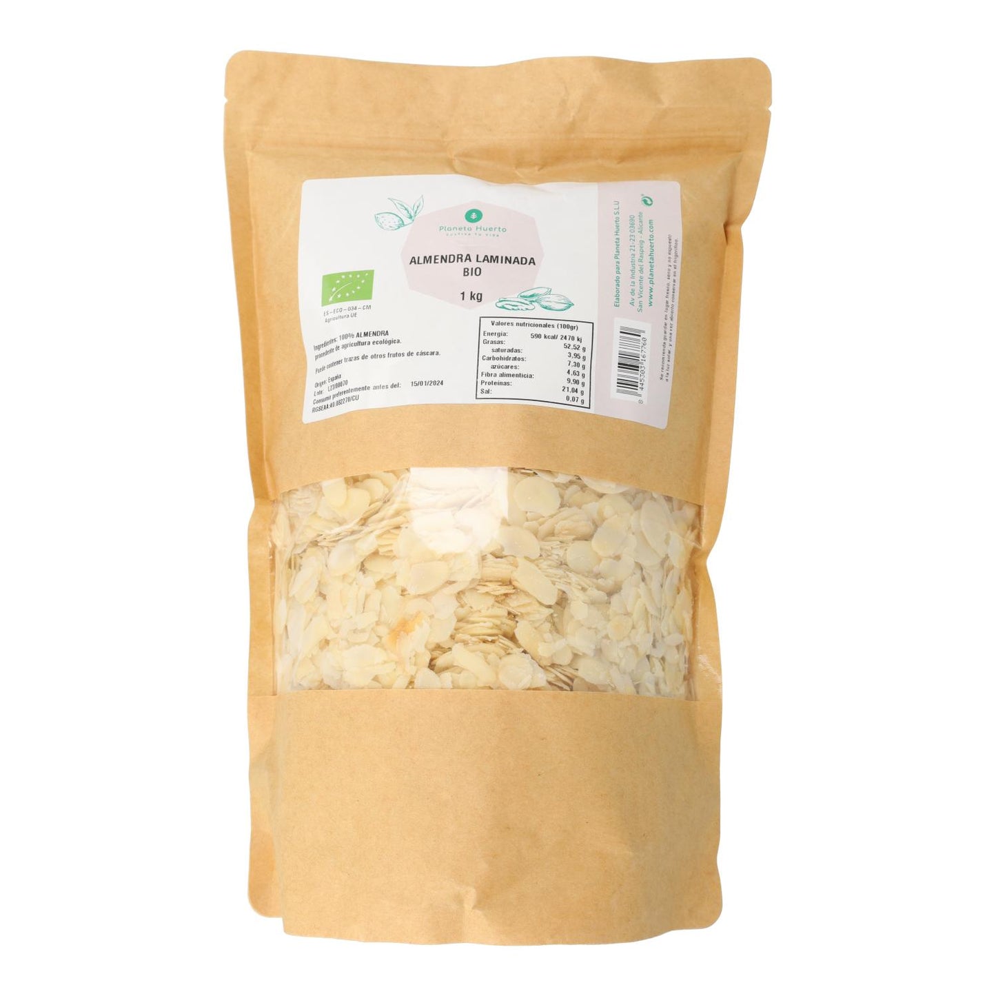 Planet Orchard ECO Mandorle arrotolate 1 kg