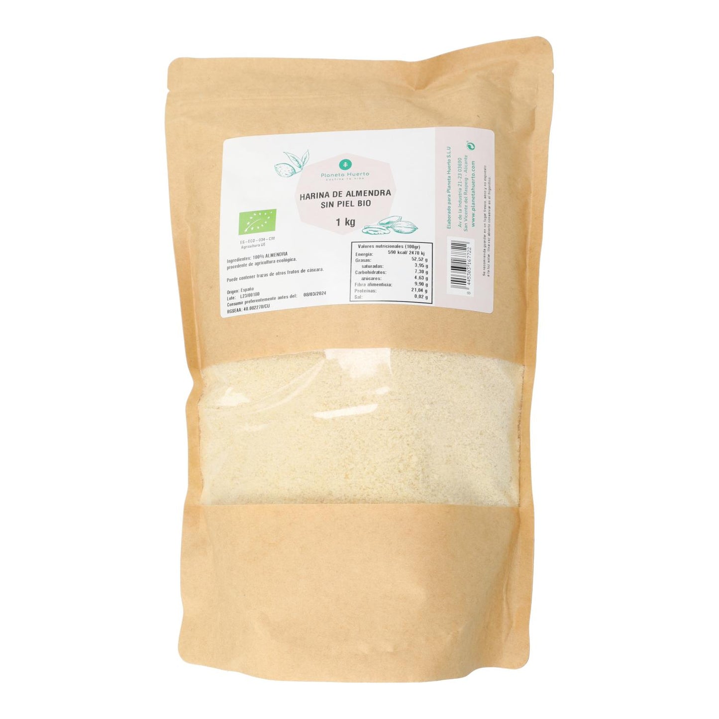 Farine d'amande ECO Planeta Huerto 1 kg