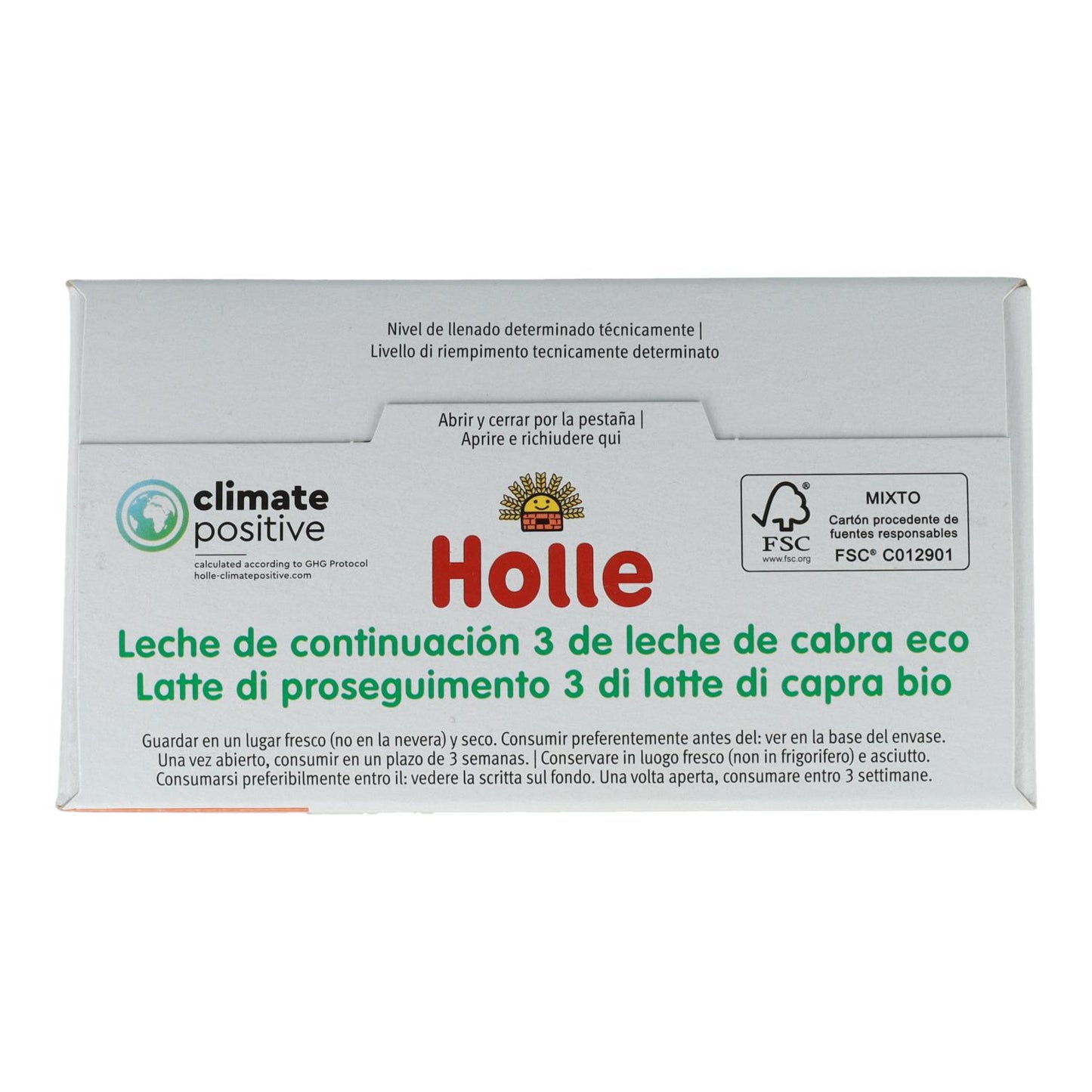 Lait de suite 3 ECO de chèvre 10+ mois biologique Holle 400 g