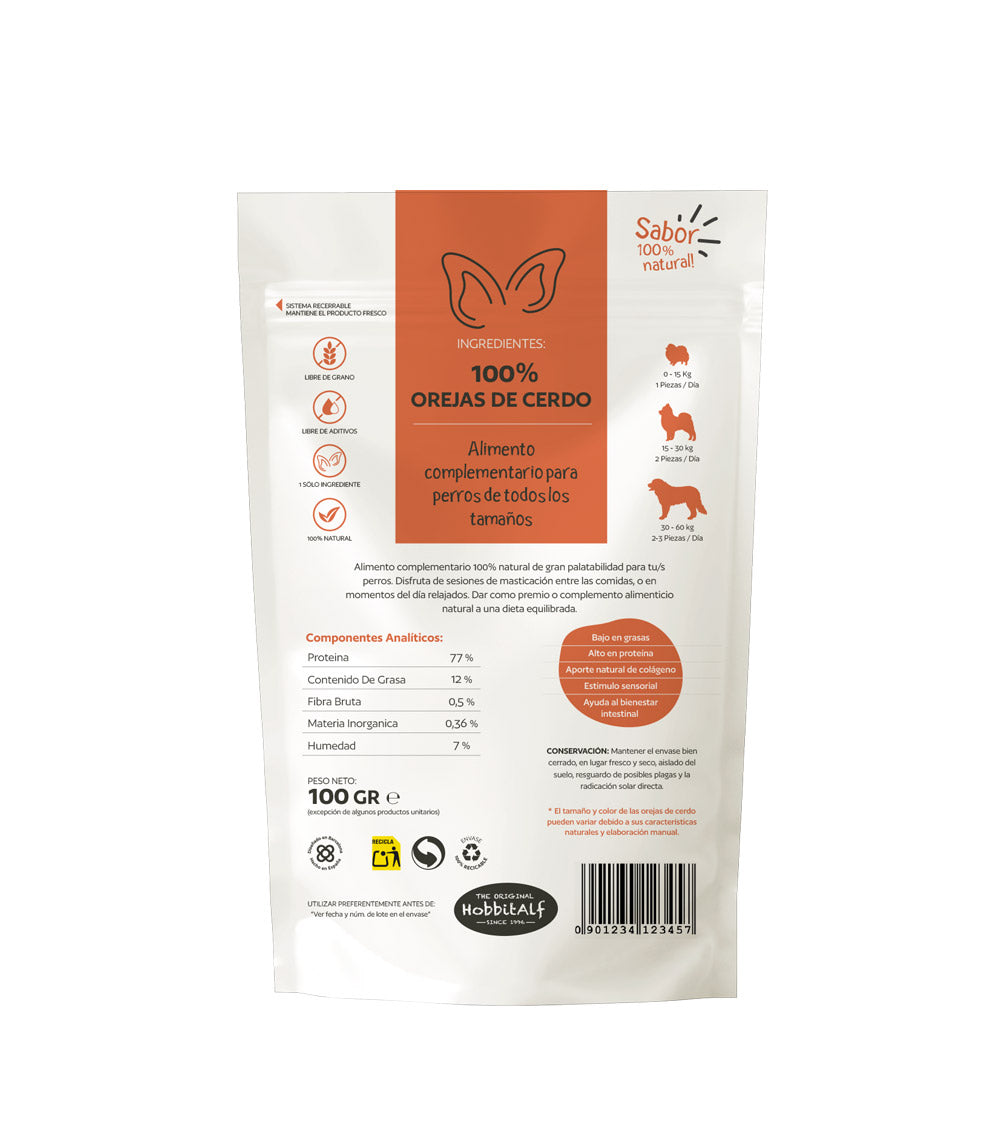 Hobbitalf pig's ear 100 g