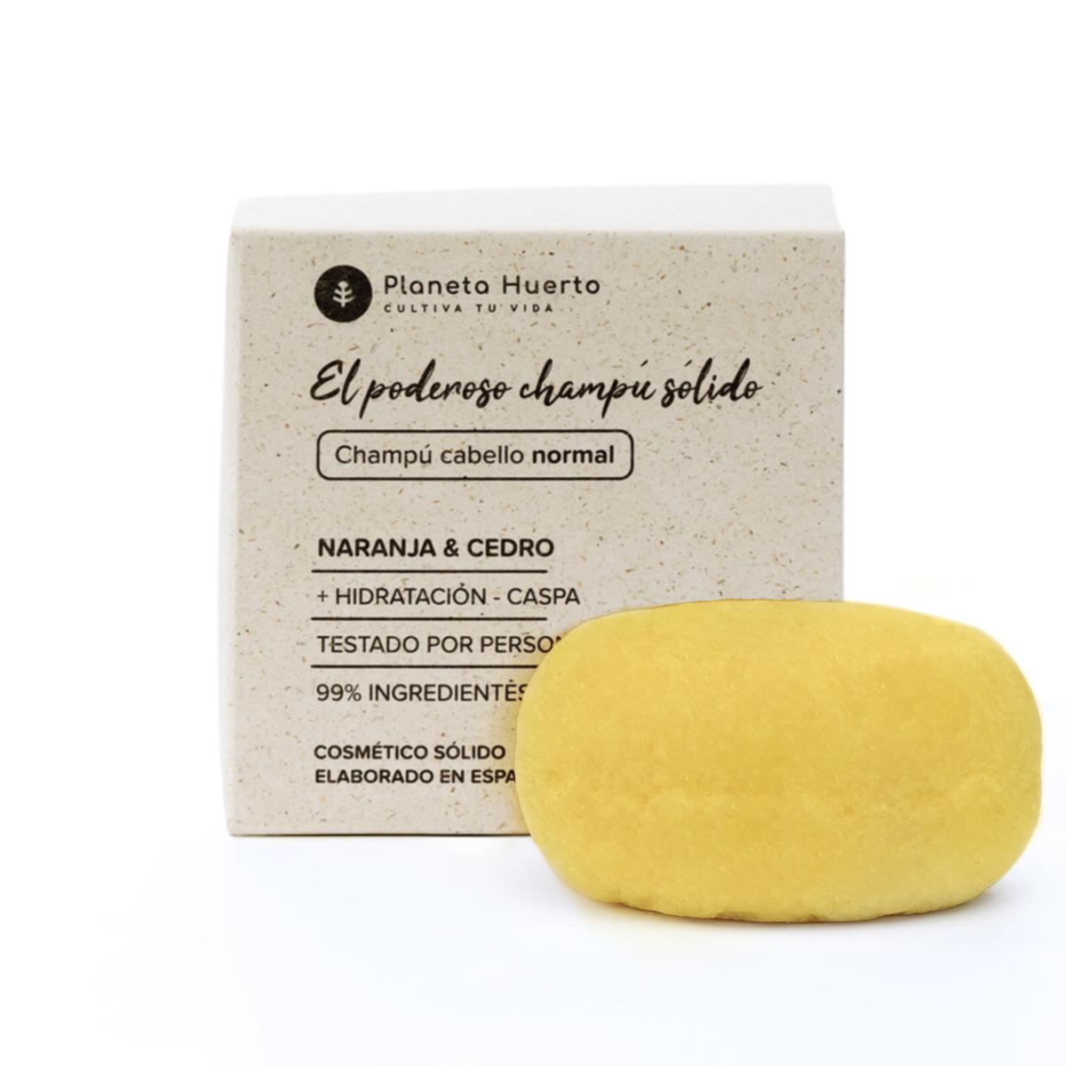 Planeta Huerto Sinaasappel en Ceder Shampoo voor normaal haar 85 g
