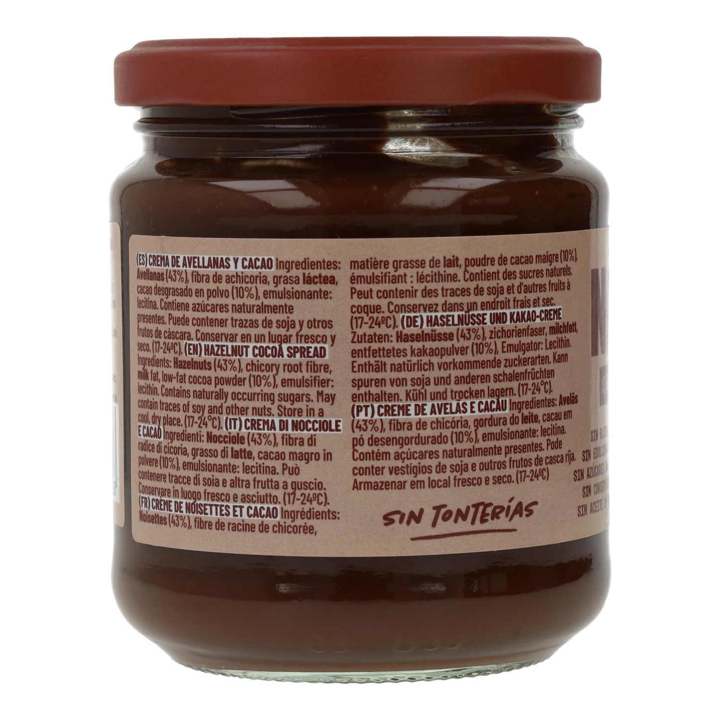 6-pack Natruly kakao- och hasselnötskräm 285 g