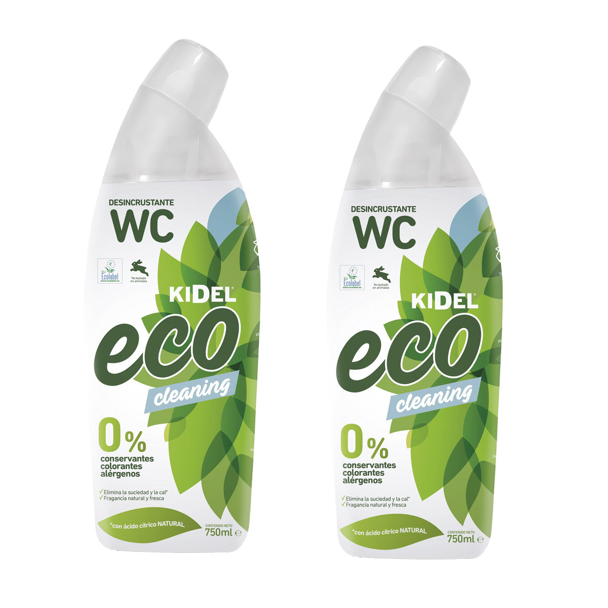 Pack 2x Gel désincrustant pour le bain Kidel Mimidu ECO 750 ml