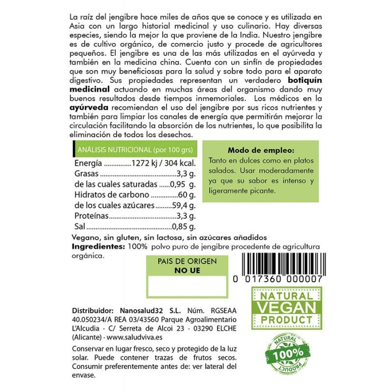 Ingwerpulver Salud Viva 50 g