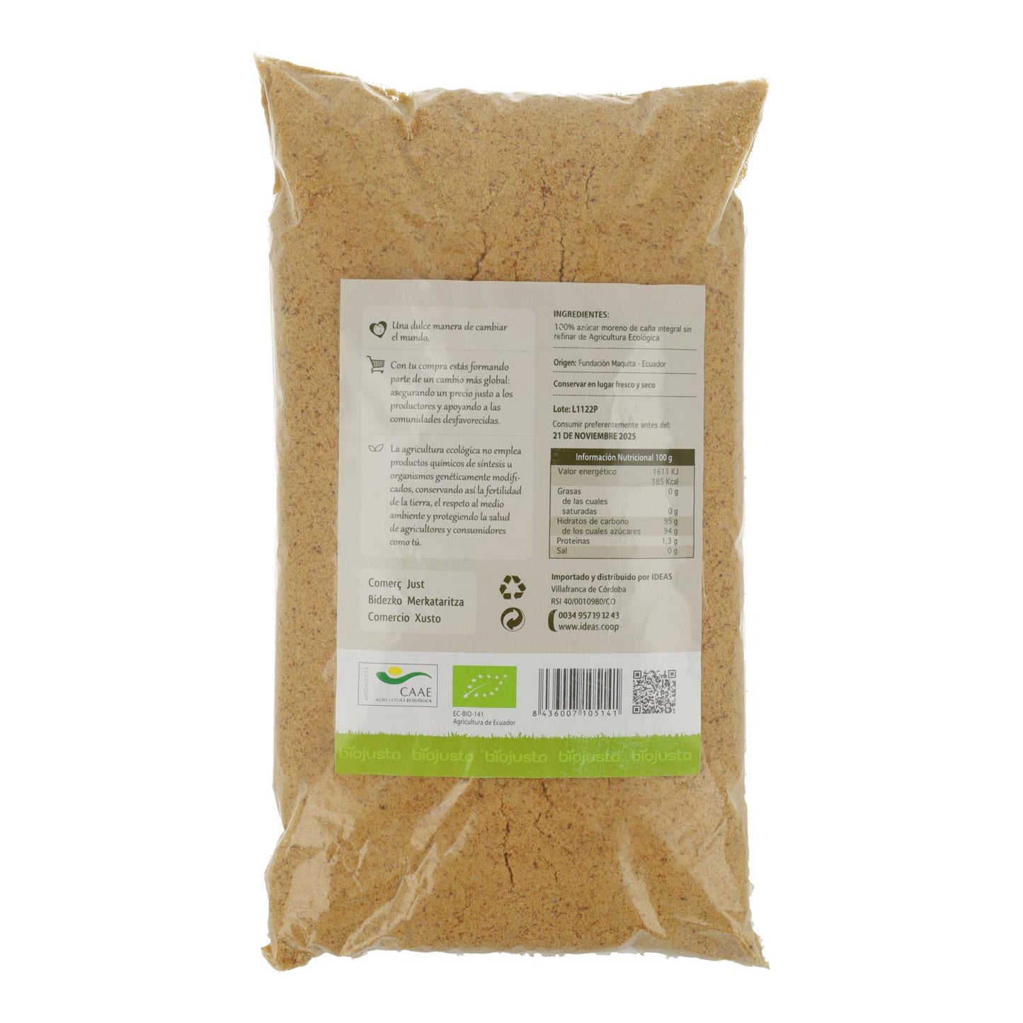 Panela BIO bruine rietsuiker Ideas 1 kg