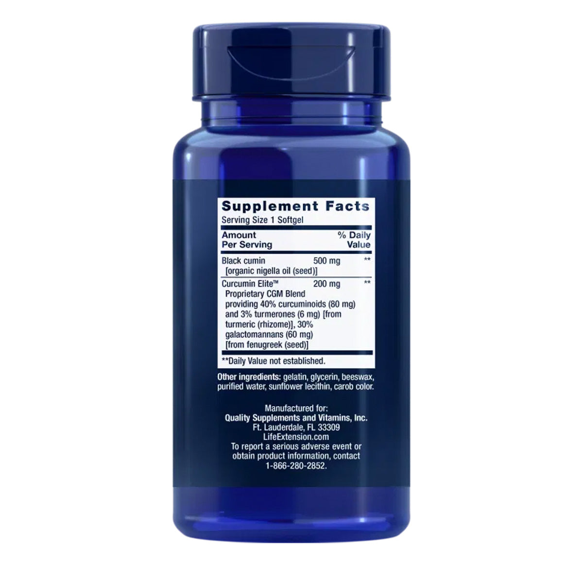 Curcumin EliteTM Estratto di curcuma, Life Extension 60 capsule