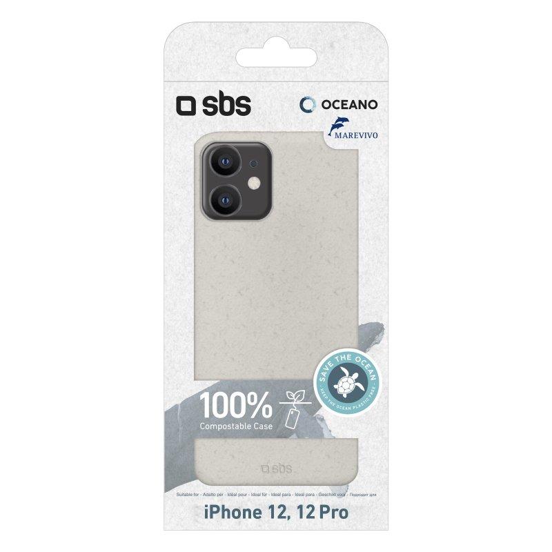 Custodia ecologica per iPhone12 / iPhone 12 Pro, bianca SBS