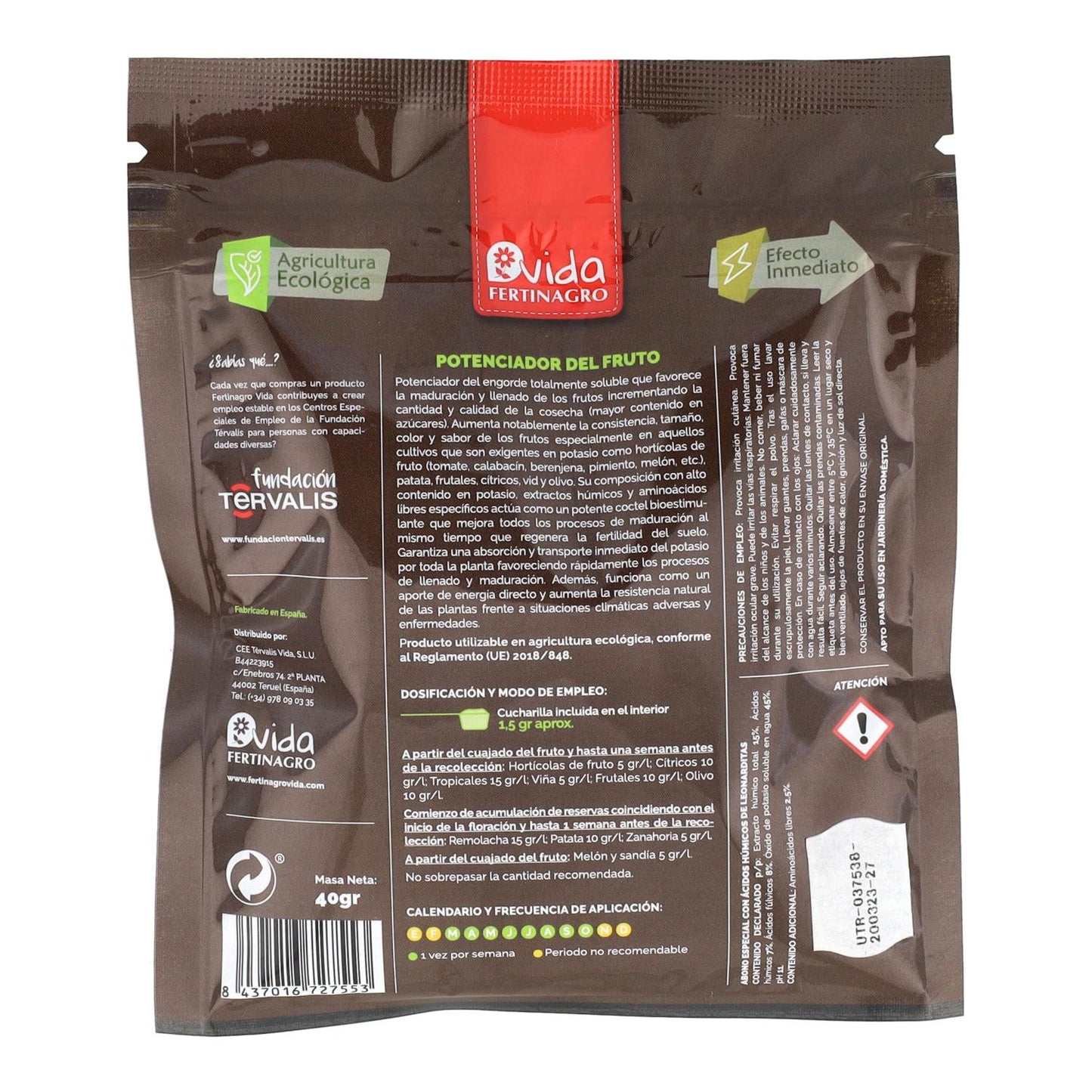 Améliorant pour fruits BIO Fertinagro 40 g