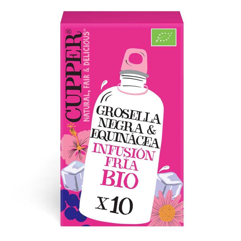 Infusion froide à la cassis et à l'échinacée bio Cupper 10 sachets