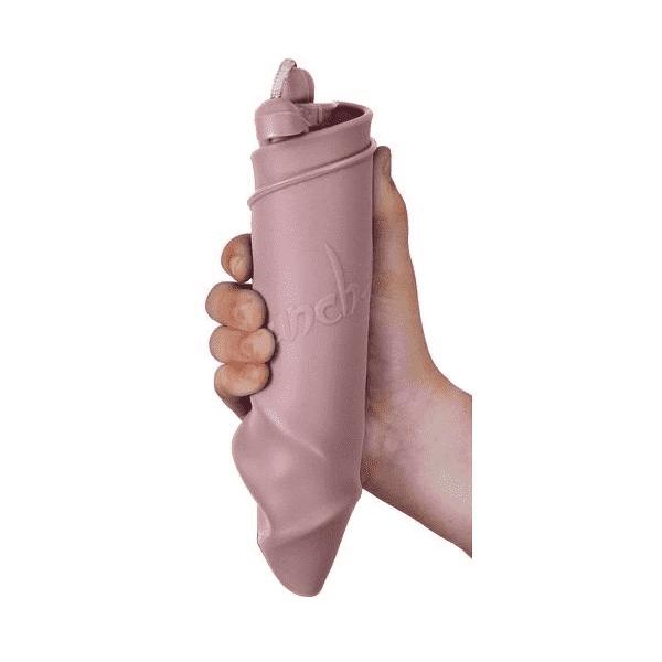 Silikon-Strandbeutel Scrunch Pastellrosa