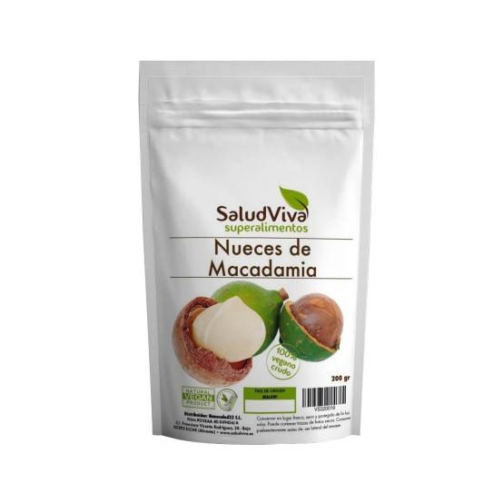 Ekologiska macadamianötter Salud Viva 200 g