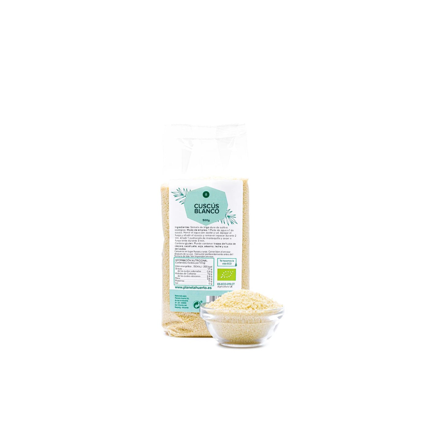 Couscous white ECO Planeta Huerto 500 g