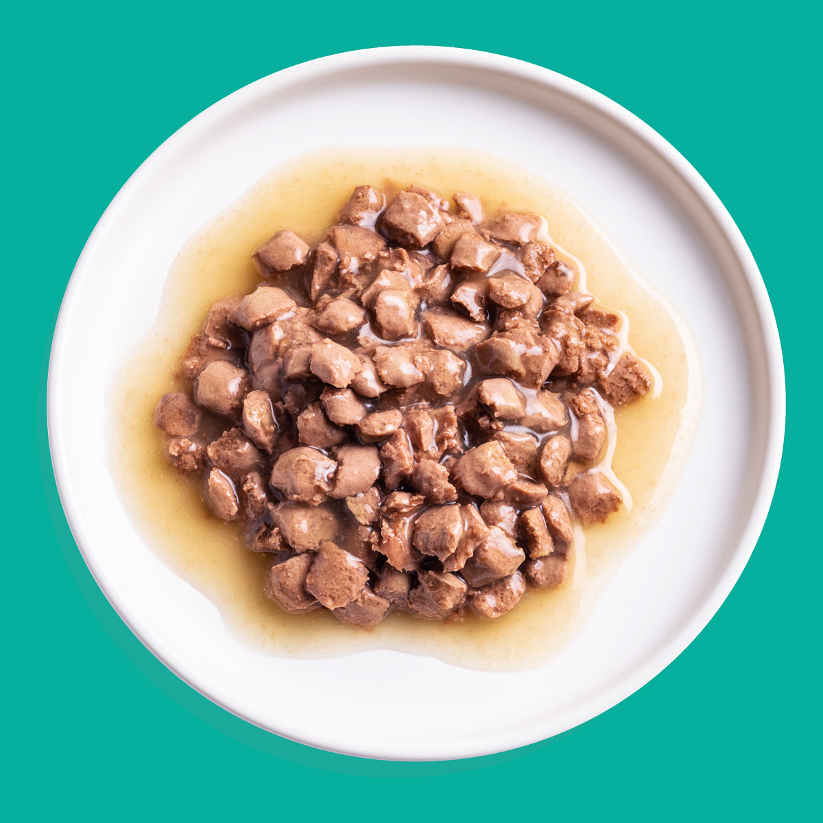 Nassfutter für Katzen in Soße mit Truthahn- und Hühnerstückchen von Edgard & Cooper 85 g