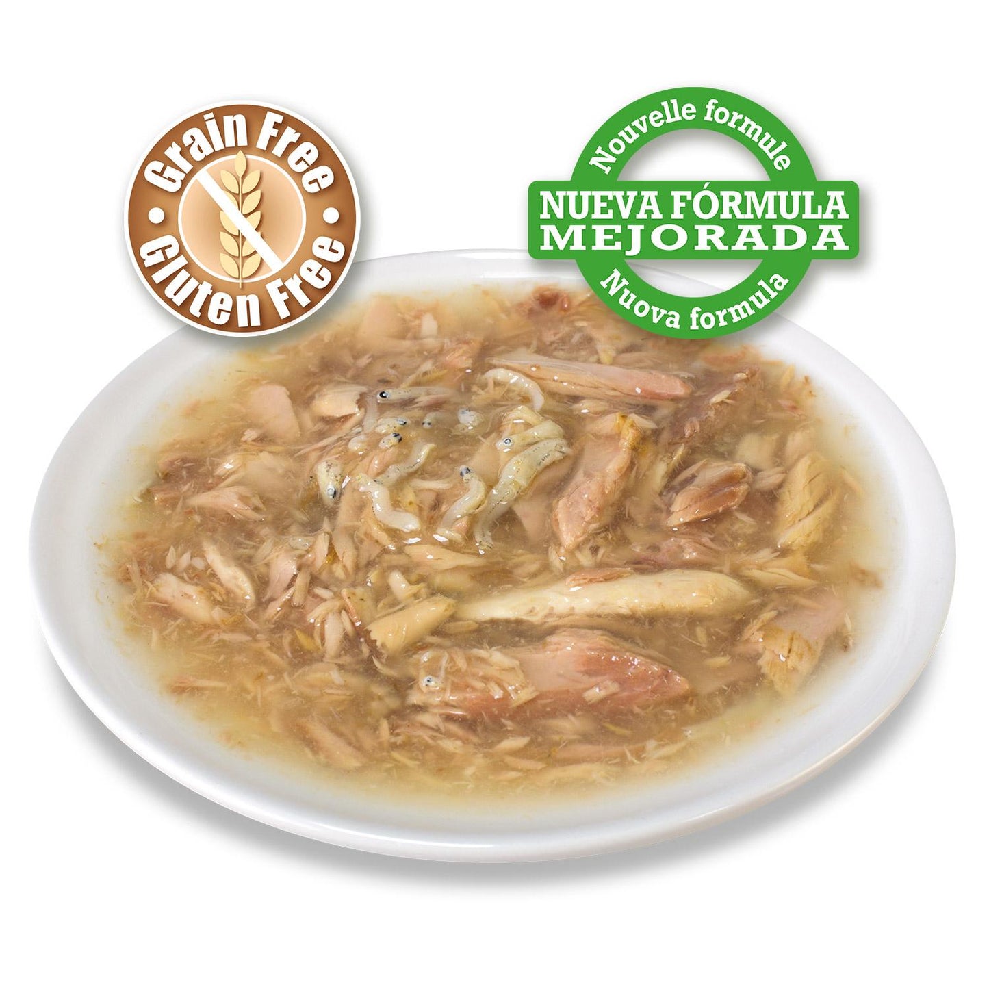 White tuna and sprat in sauce Arquivet 80 g Wet cat food