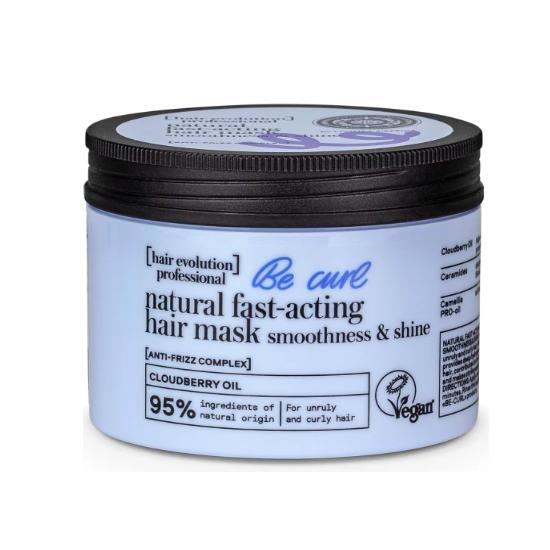 Be Curl Fast-Acting Natural Hair Mask for Softness and Shine Natura Siberica 150 ml