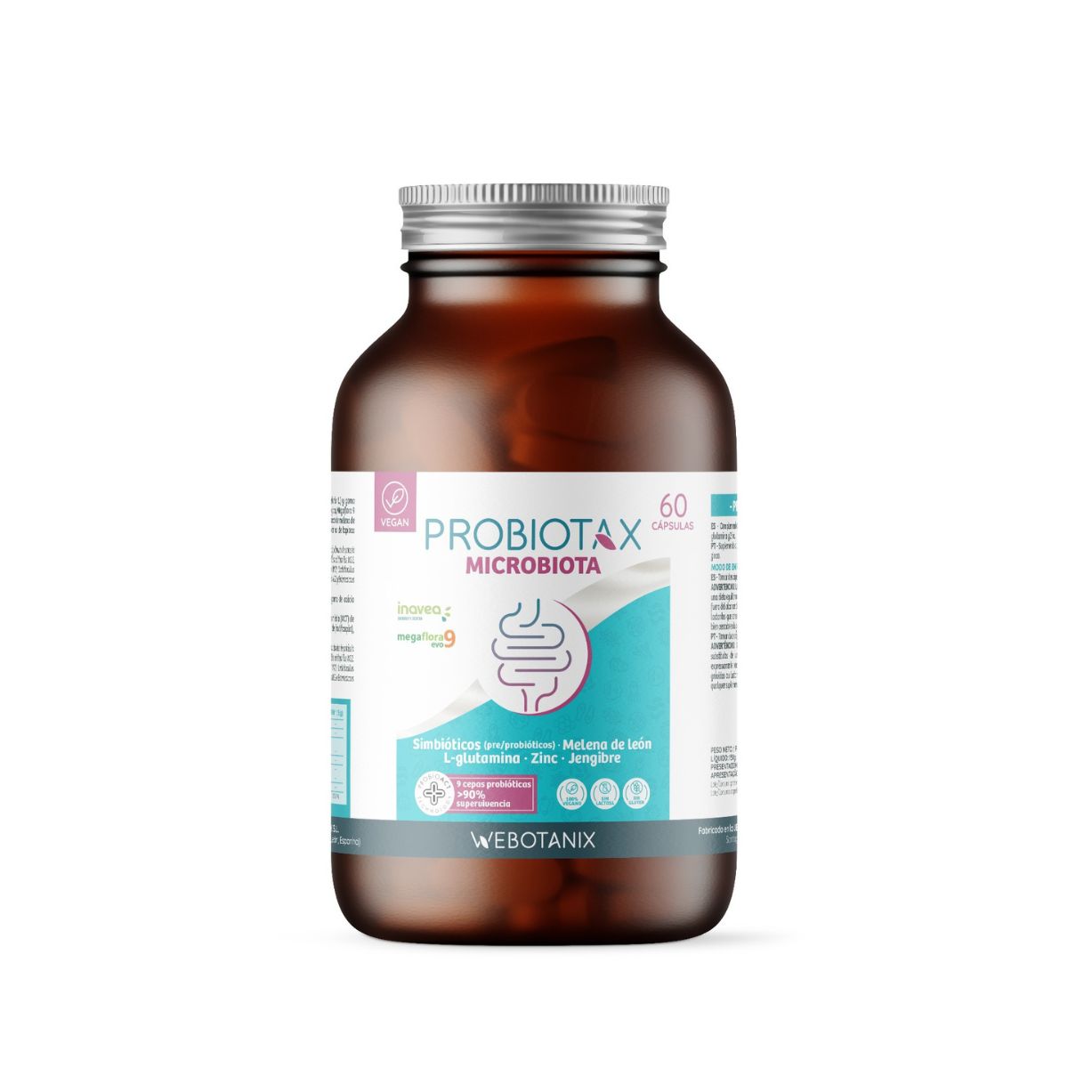 Probiotax Microbiota (probiotica + prebiotica) WEBOTANIX 60 capsules