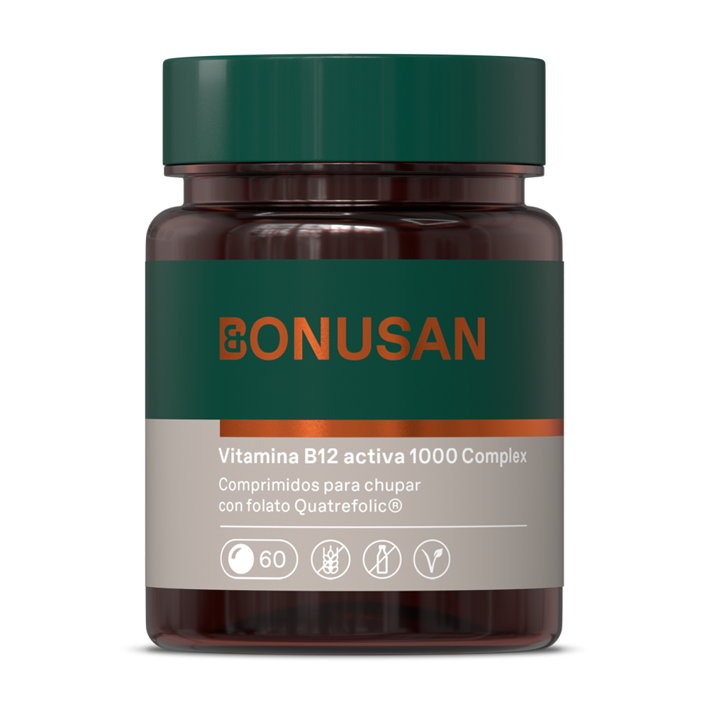 Vitamine B12 active 1000 Complex Bonusan 60 comprimés
