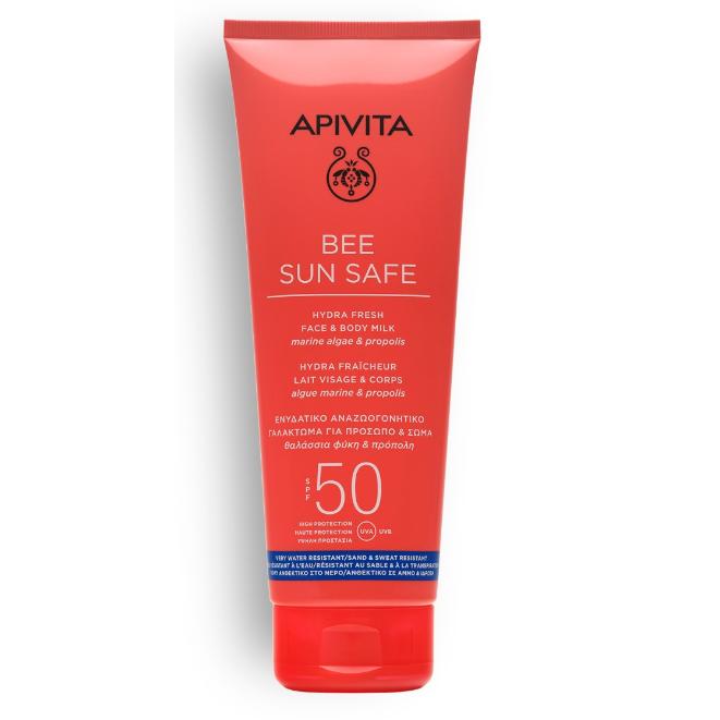 Latte solare Hydra Fresh SPF50 Apivita 200 ml