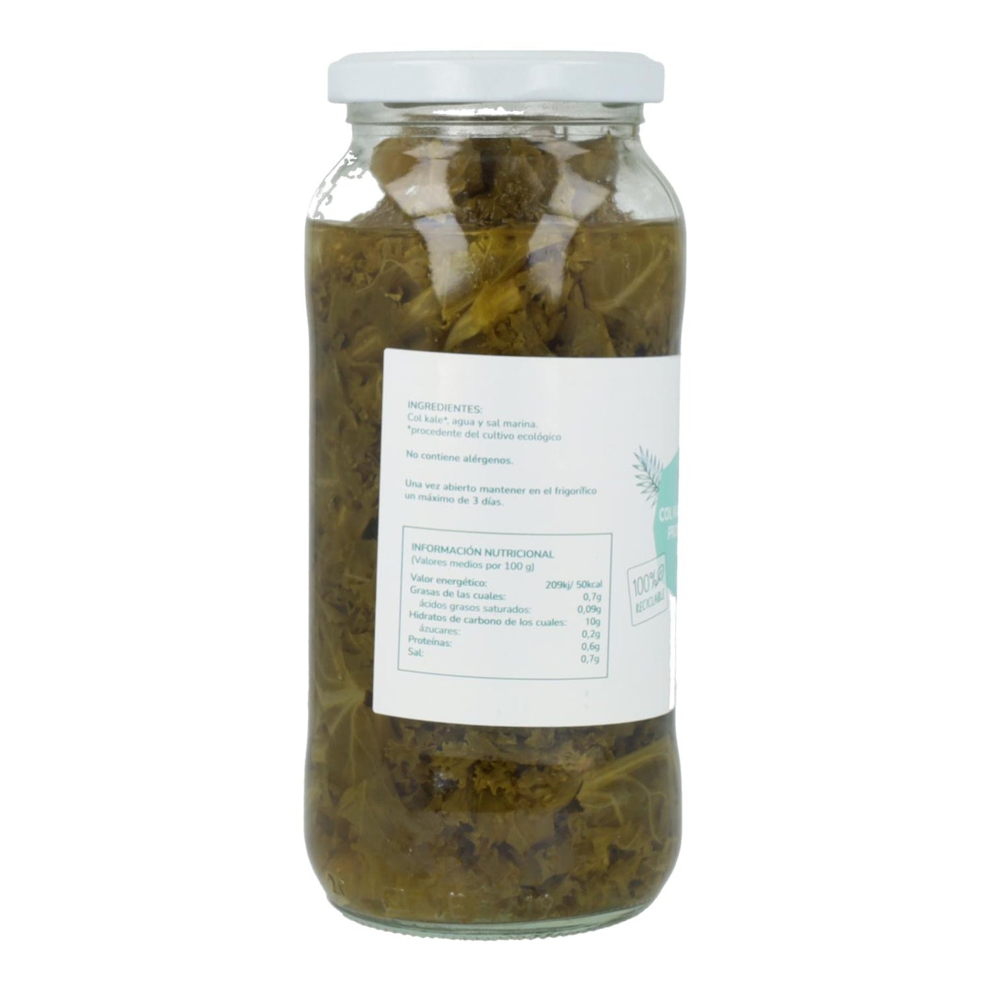 Cooked kale Eco Planeta Huerto 520 g