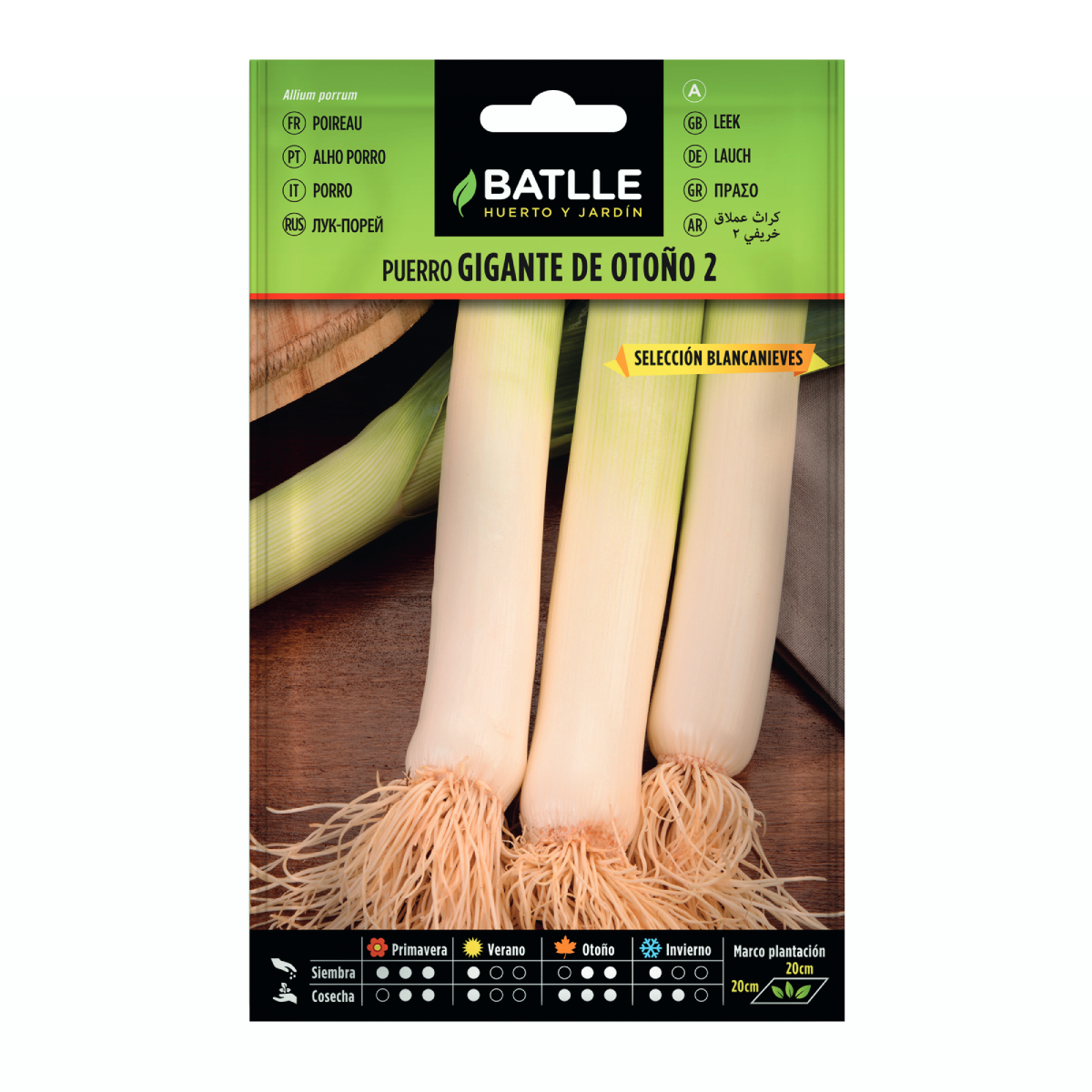 Nasiona pora jesiennego Gigante 2 sel. Blancanieves Batlle