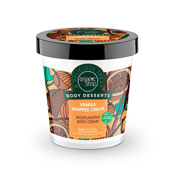 Krem do ciała Nawilżający krem waniliowy Organic Shop 450 ml