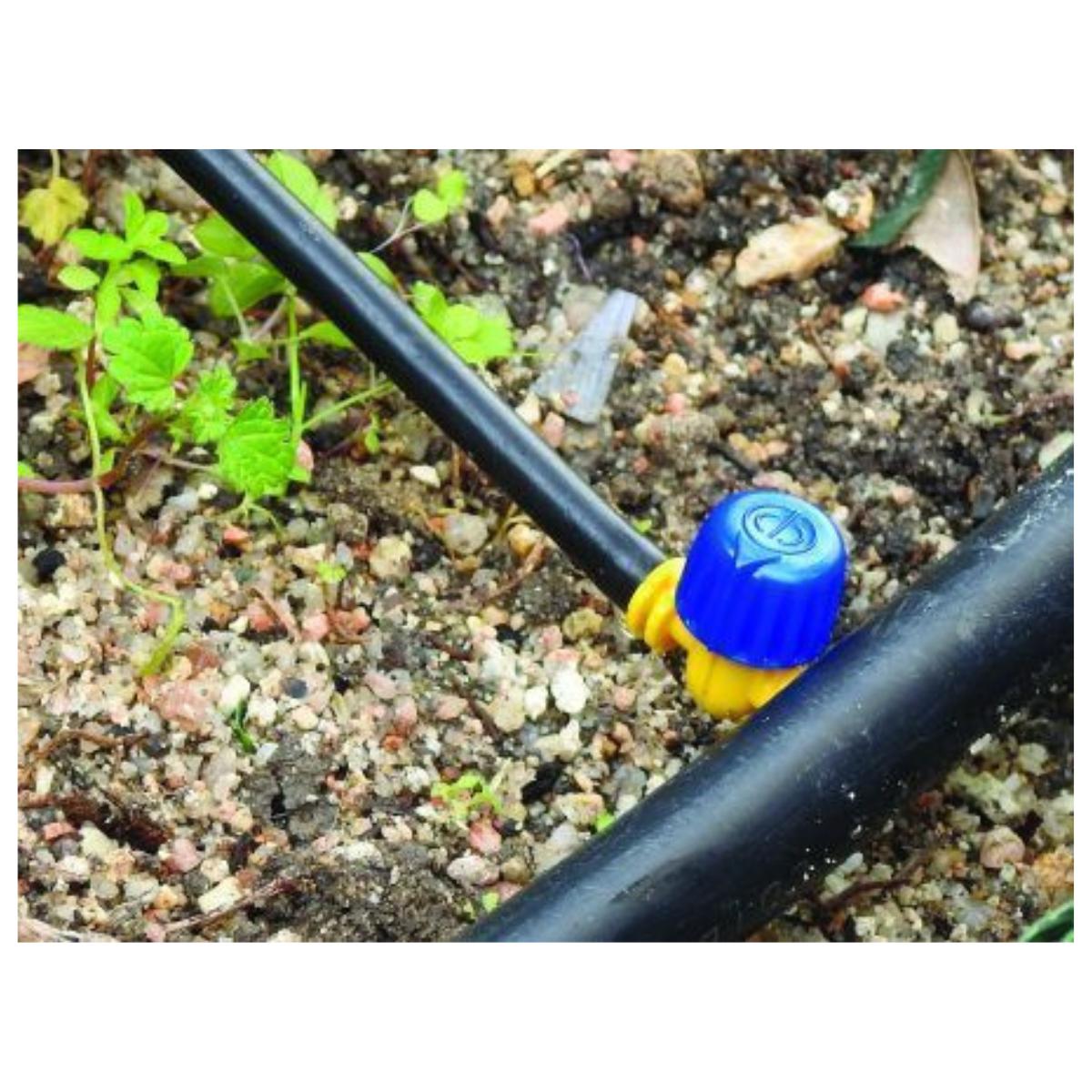 Zawór odcinający mikrorurka 4 mm Planeta Huerto 3 szt.