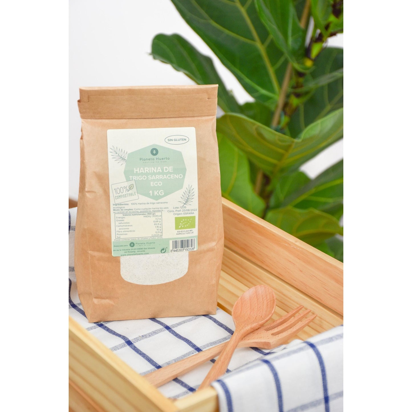 Farina di grano saraceno senza glutine ECO Planeta Huerto 1 kg