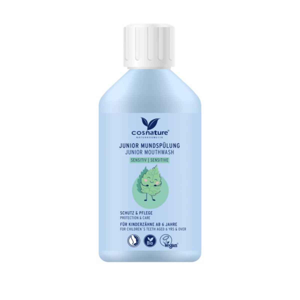 Płyn do płukania jamy ustnej dla dzieci Sensitive, Cosmature, 300 ml