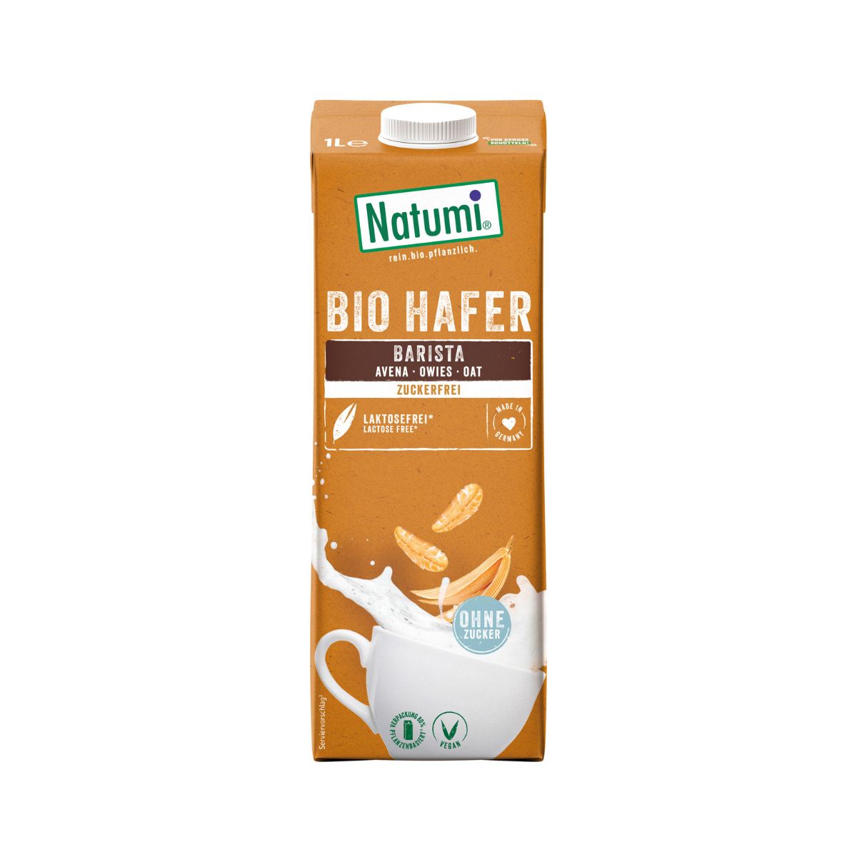 Bevanda d'avena Barista senza zucchero BIO Natumi 1 L