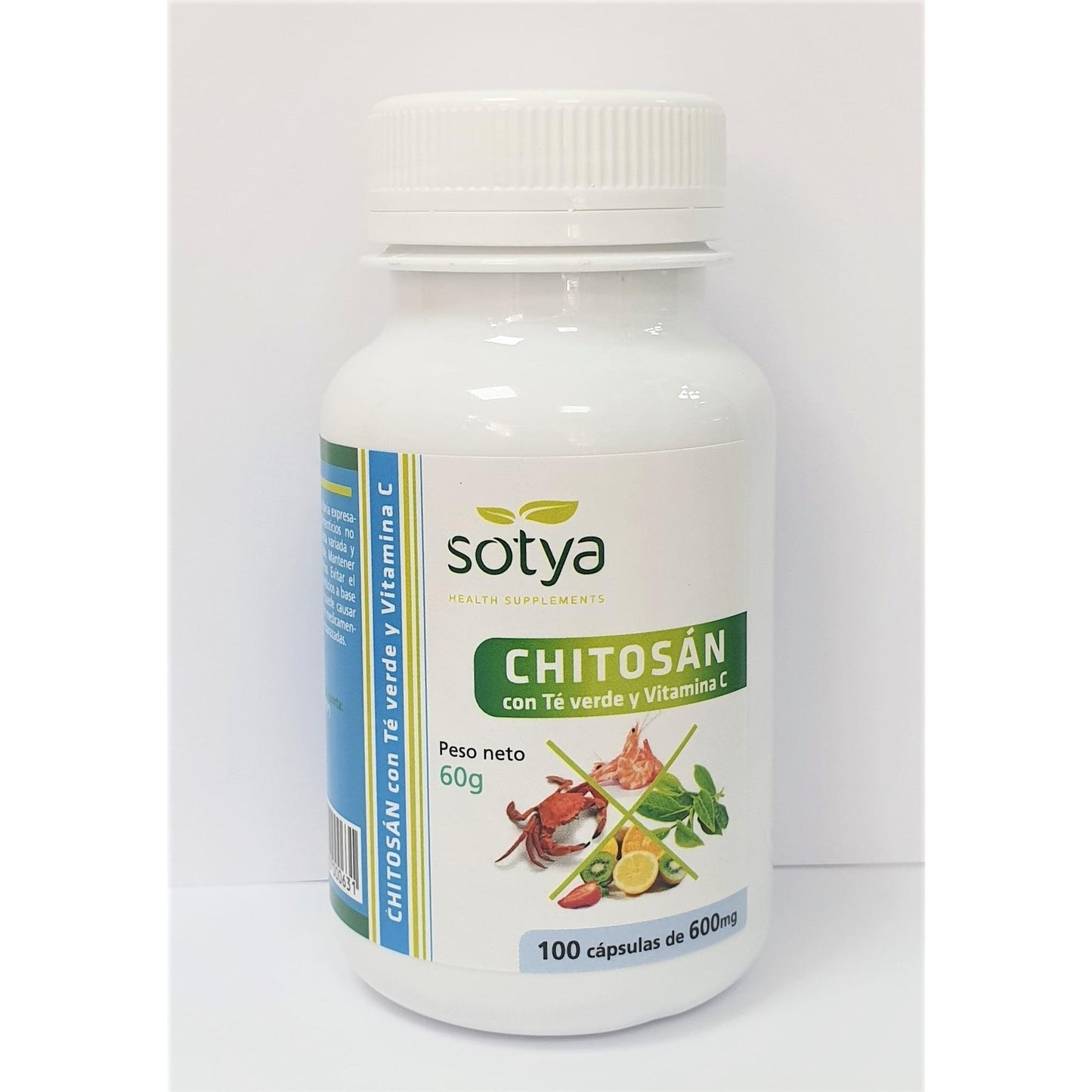 Chitosan + Tè verde + Vit.C Sotya 100 Caps