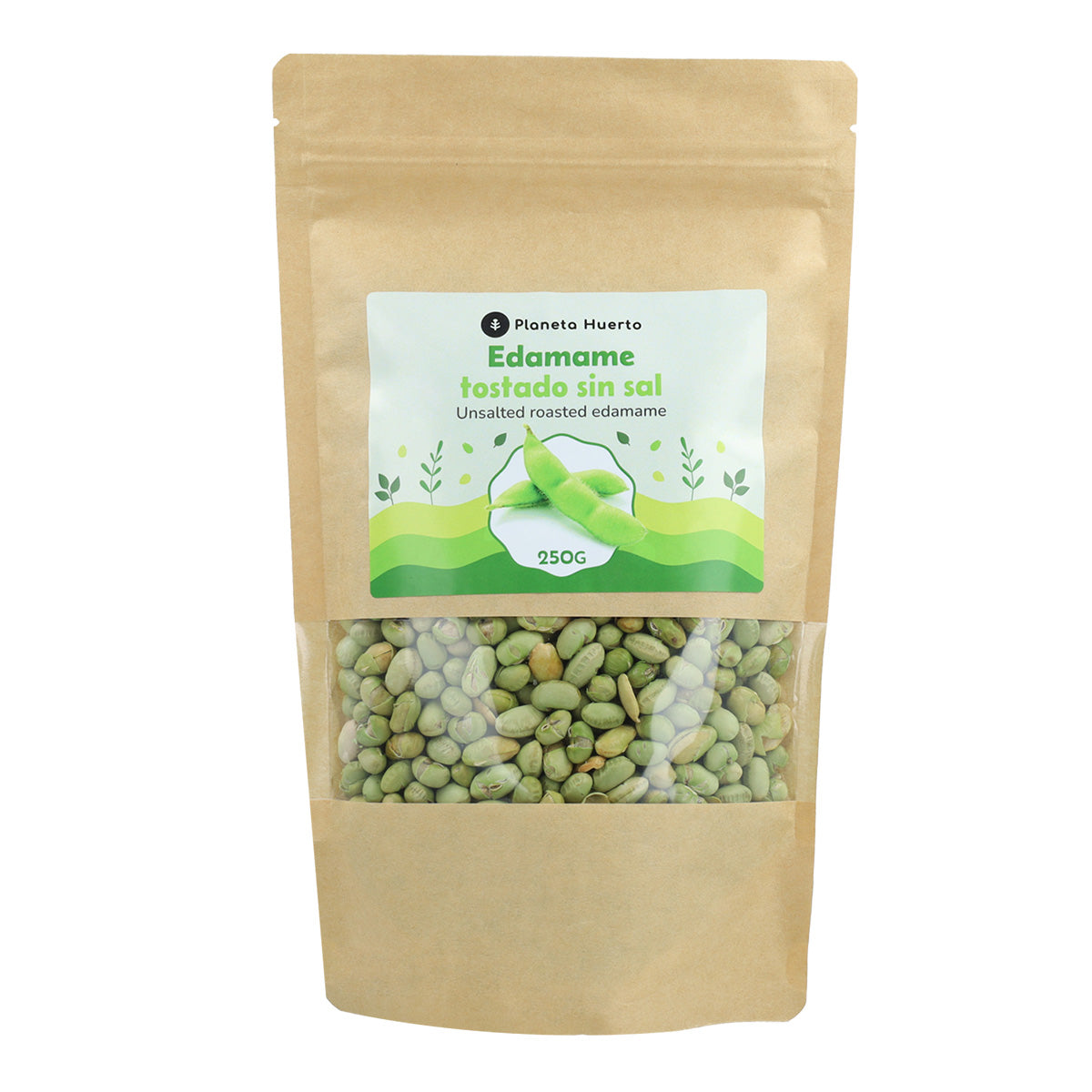Niesolone prażone zielone edamame Planeta Huerto 250gr