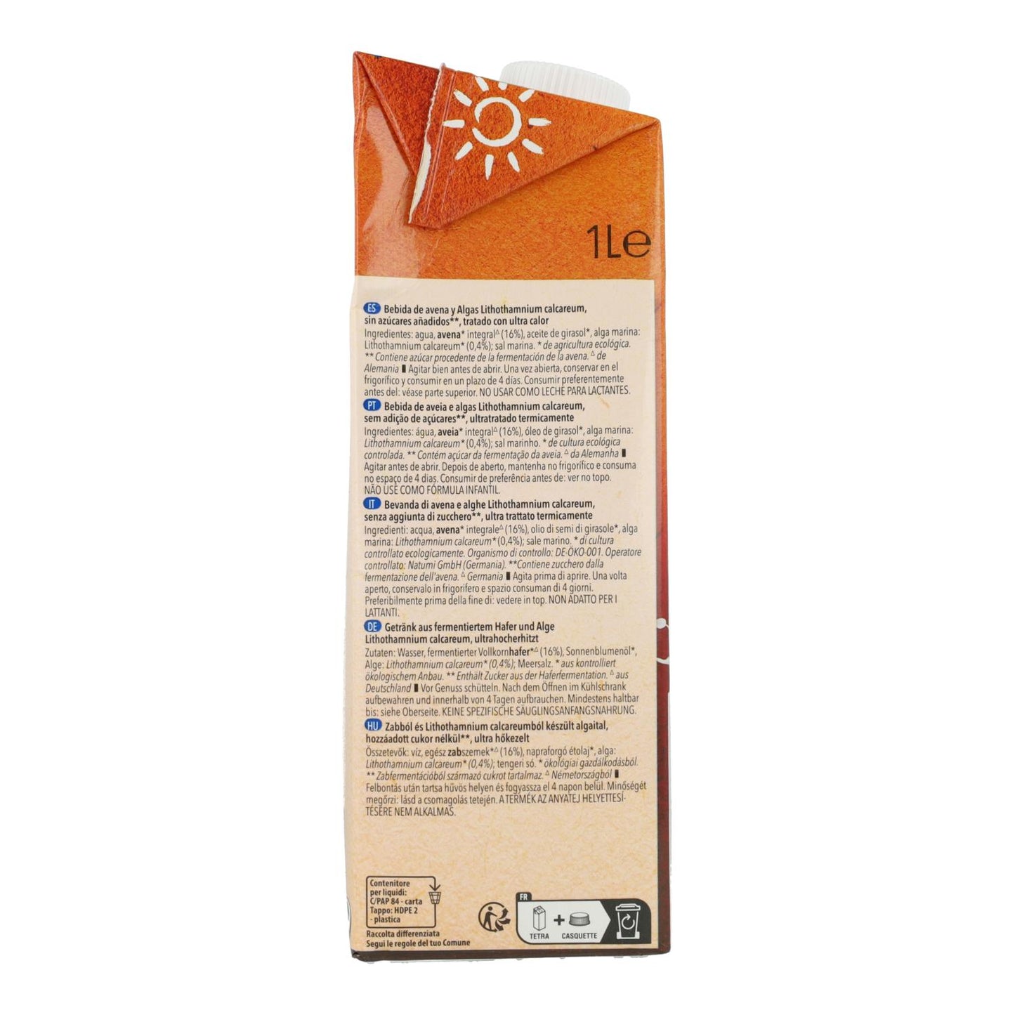 Bevanda Avena Alga BIO Natumi 1 L