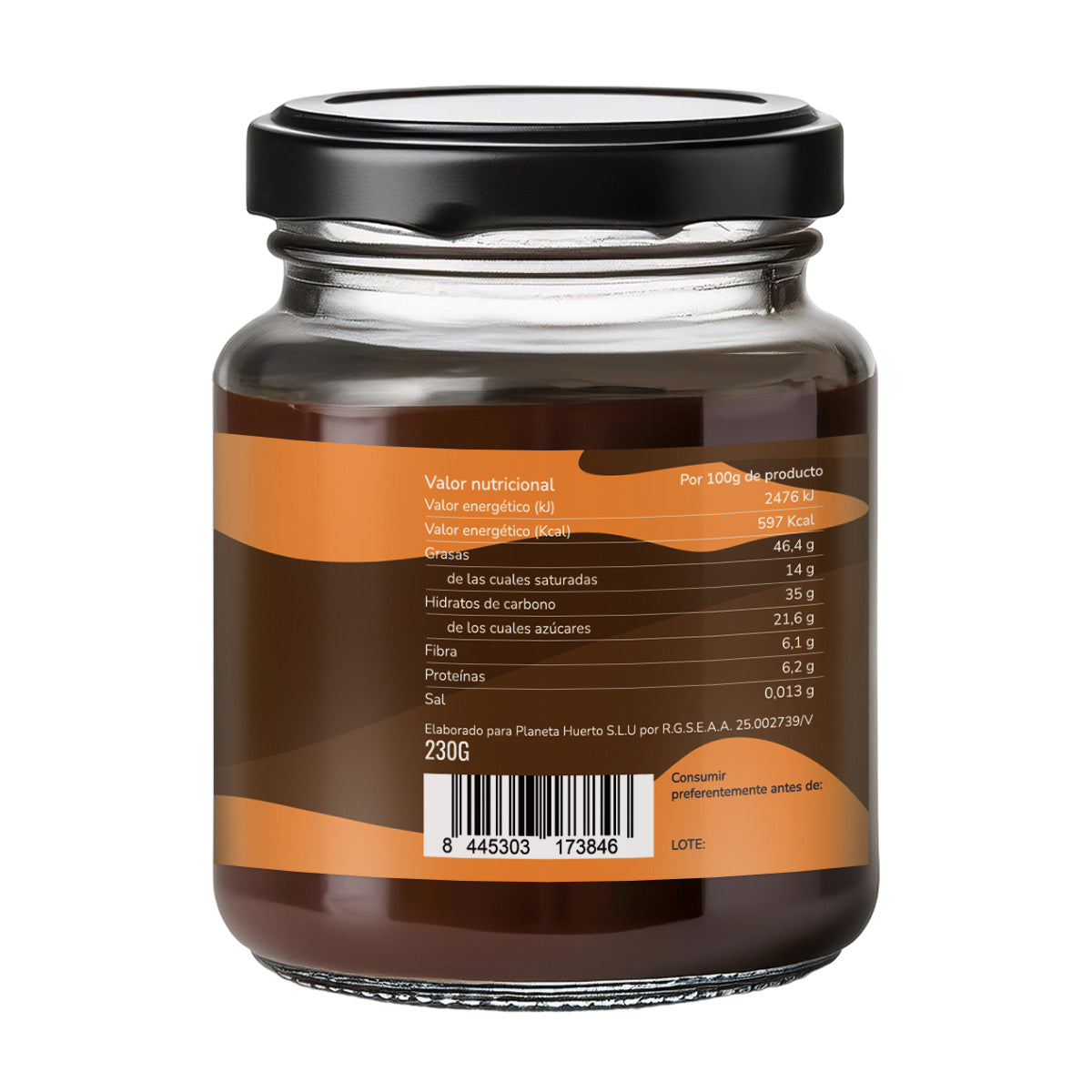 Krem z chleba świętojańskiego i kakao bez cukru ECO Planeta Huerto 230 gr.