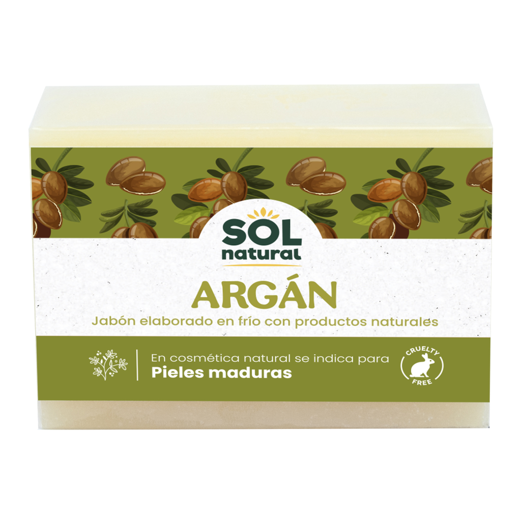 Savon naturel à l'argan Sol Natural 100 g