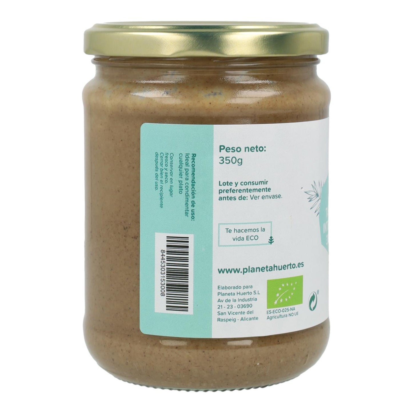 Tahin Integral ECO Planeta Huerto