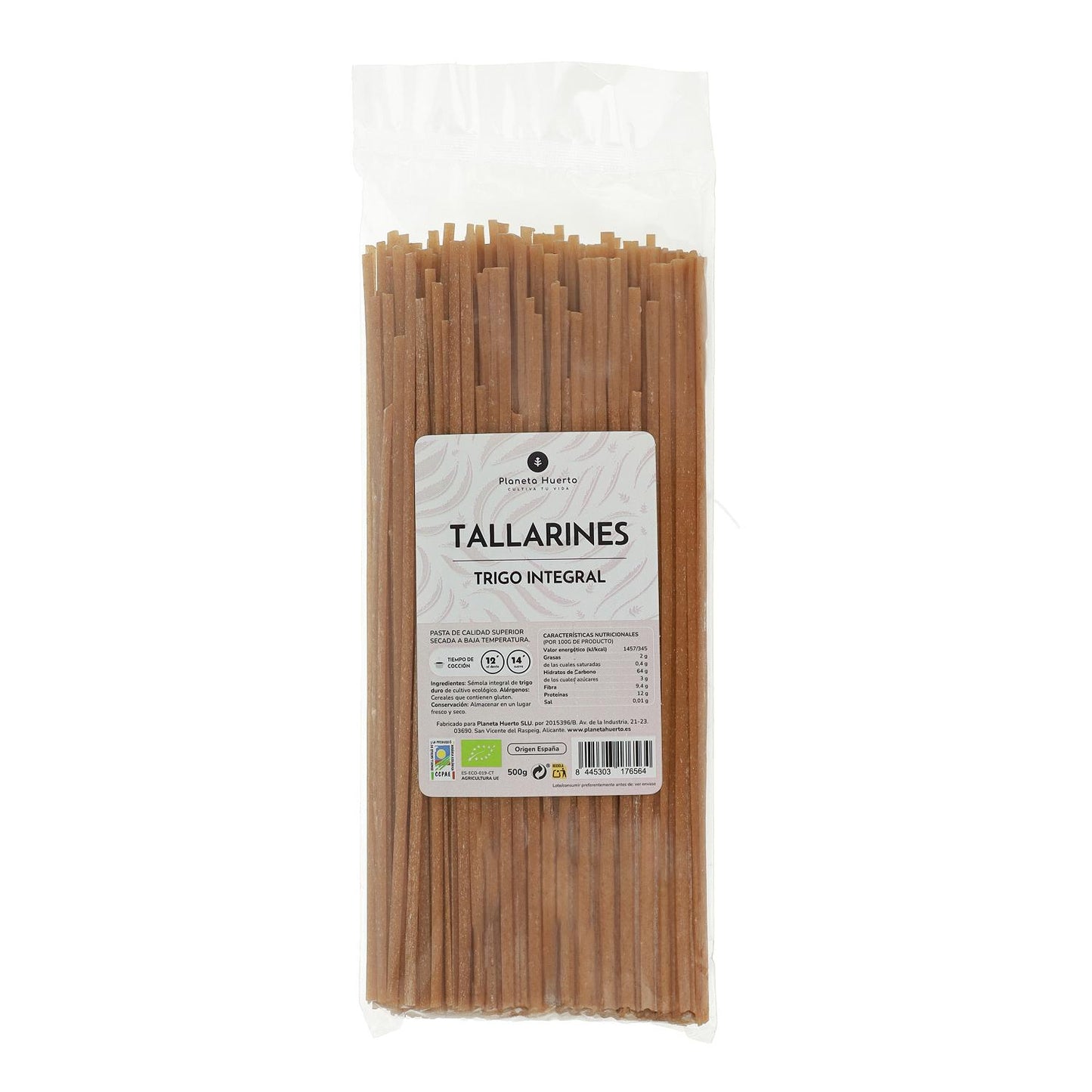Vollkorn-Tagliatelle ECO Planeta Huerto 500gr