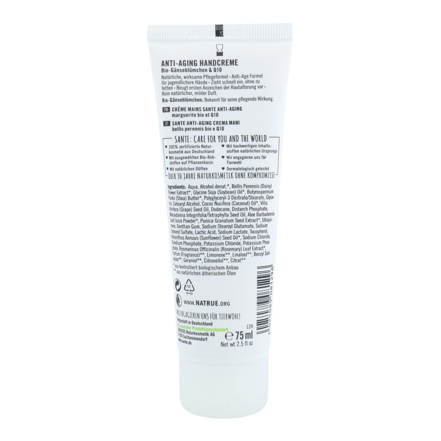 Anti-Aging-Handcreme gegen Hautflecken Sante 75 ml
