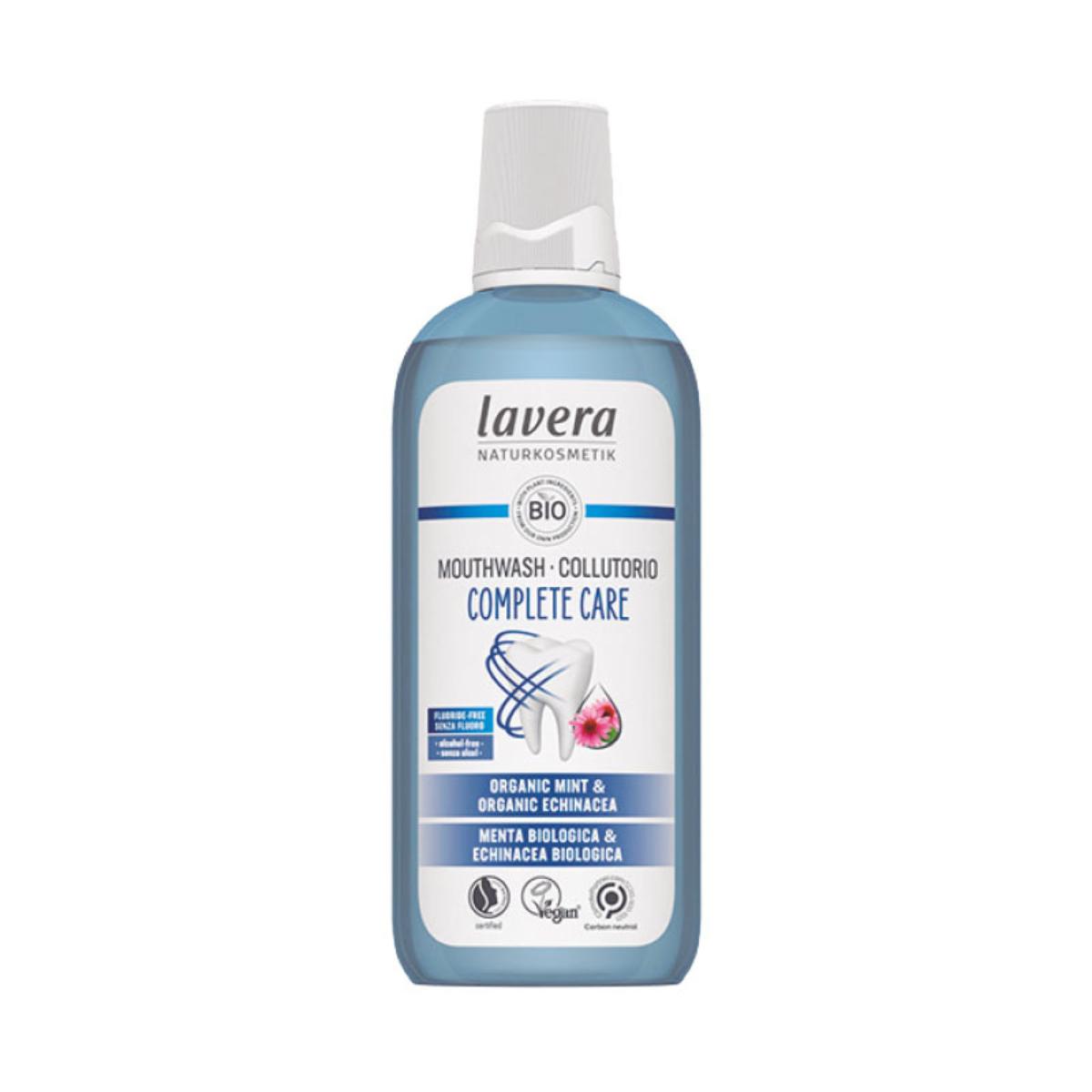 Mondwater complete verzorging zonder fluoride, Lavera 400 ml