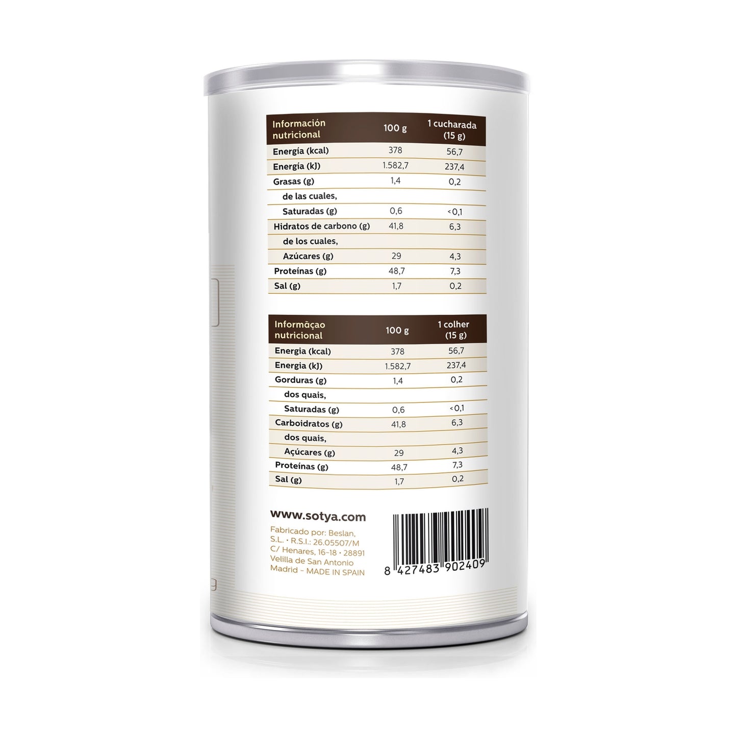 Sotya Sojagetränkepulver 550 g