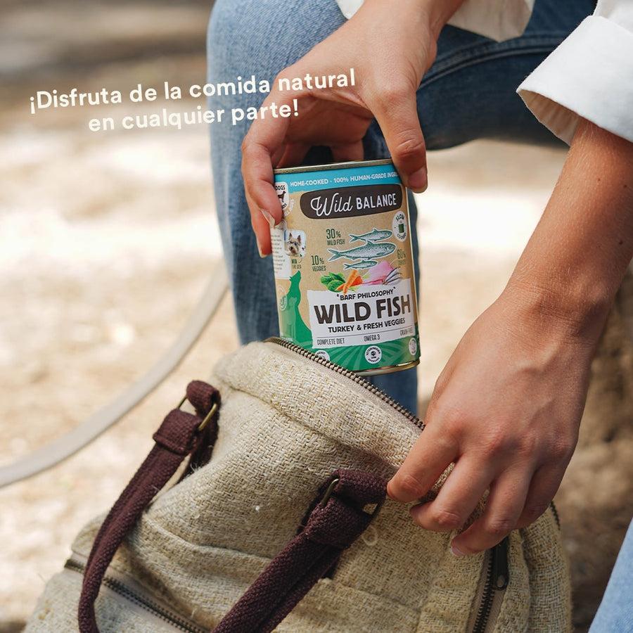 Boîte de poisson et dinde BARF pour chiens Wild Balance 400 g