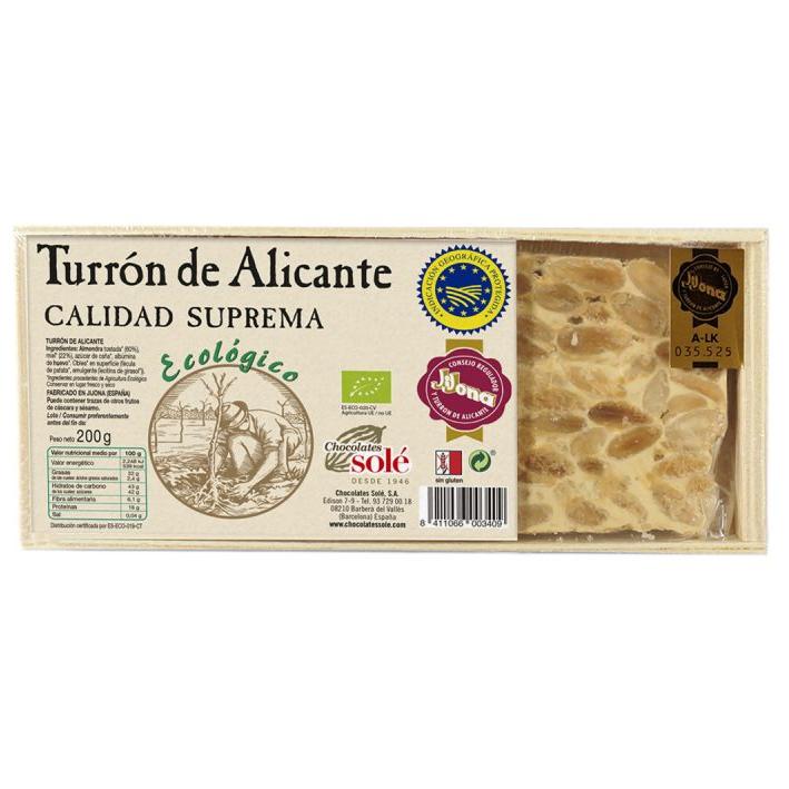 Eco Solé Alicante Turrón 200g