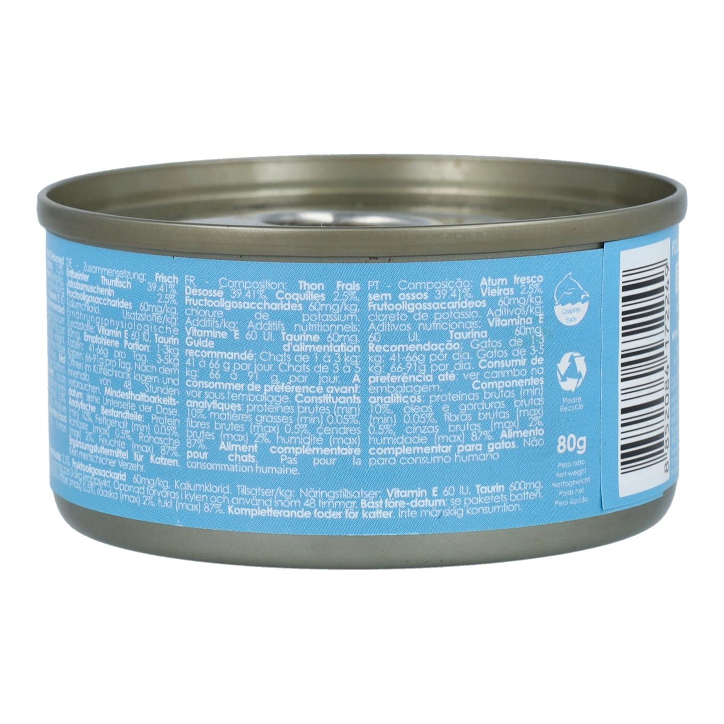 Kit Cat Tuna & Scallop Toppers 80 g Blötfoder för katter i gelé