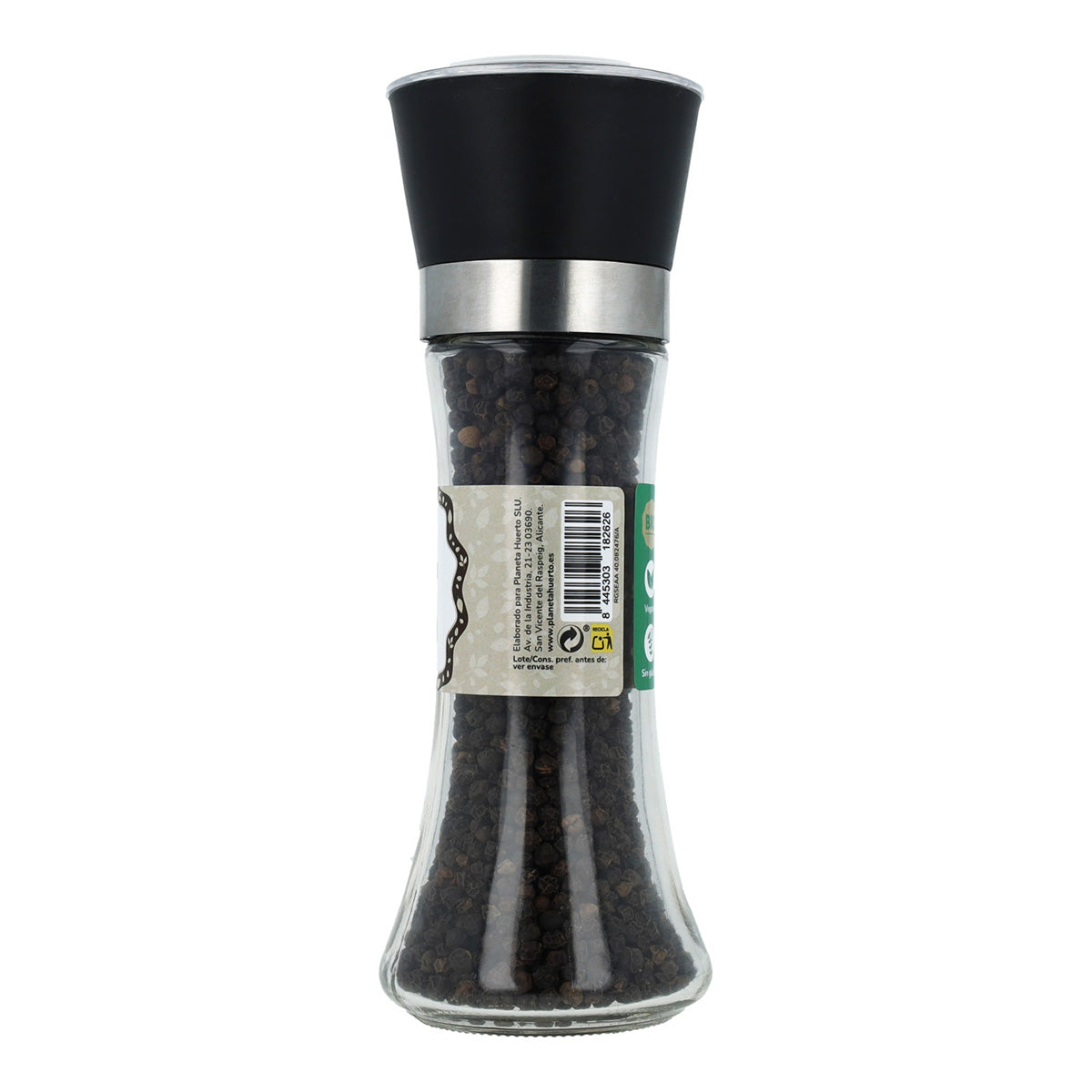 Schwarze Pfeffermühle ECO Planet Garden 90g