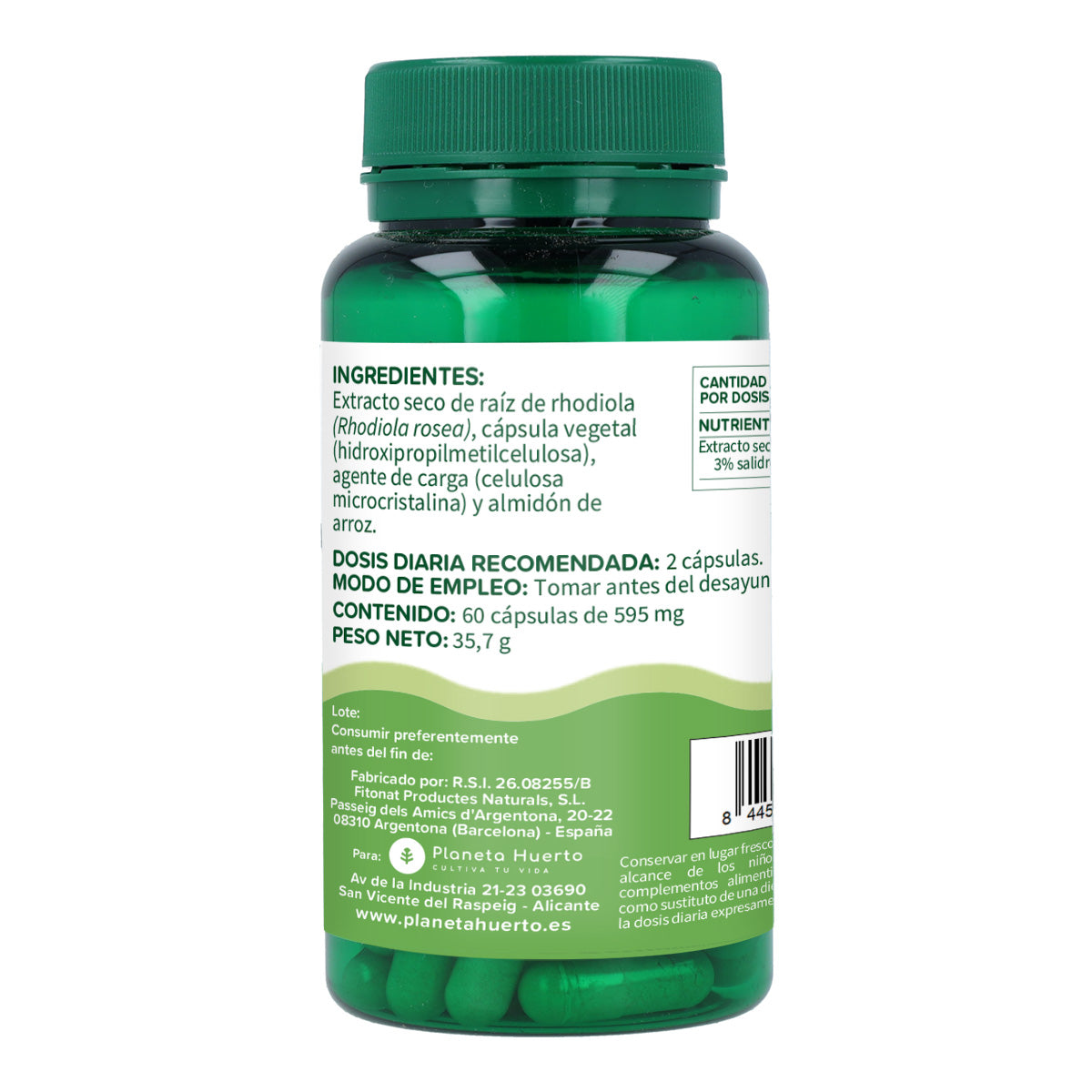 Rhodiola Planet Orchard 60 Kapseln