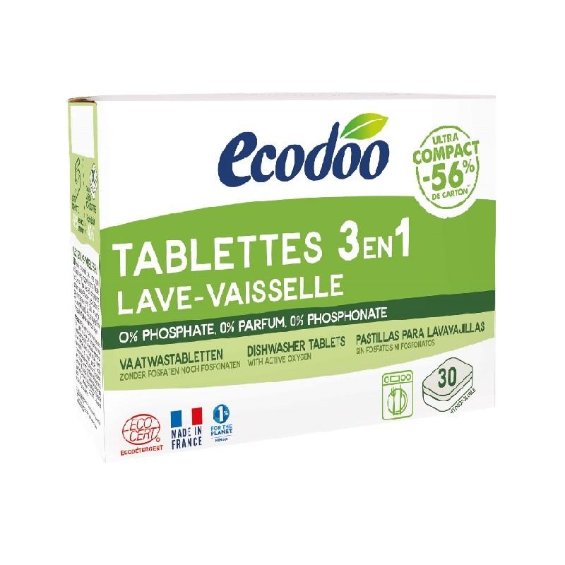 Ecodoo 3-in-1 Geschirrspültabs, 30 x 12 g