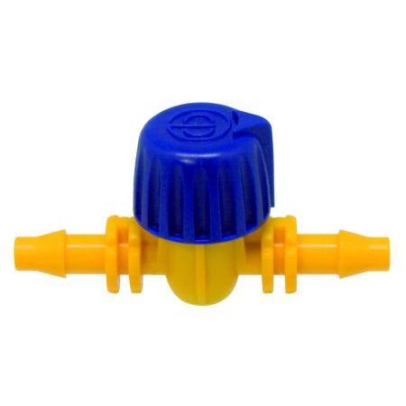 Zawór odcinający mikrorurka 4 mm Planeta Huerto 3 szt.