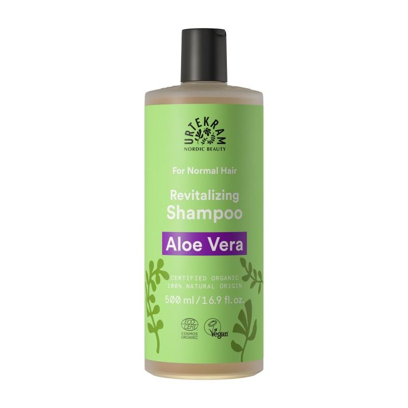 Shampooing à l'aloe vera pour cheveux normaux Urtekram 500 ml