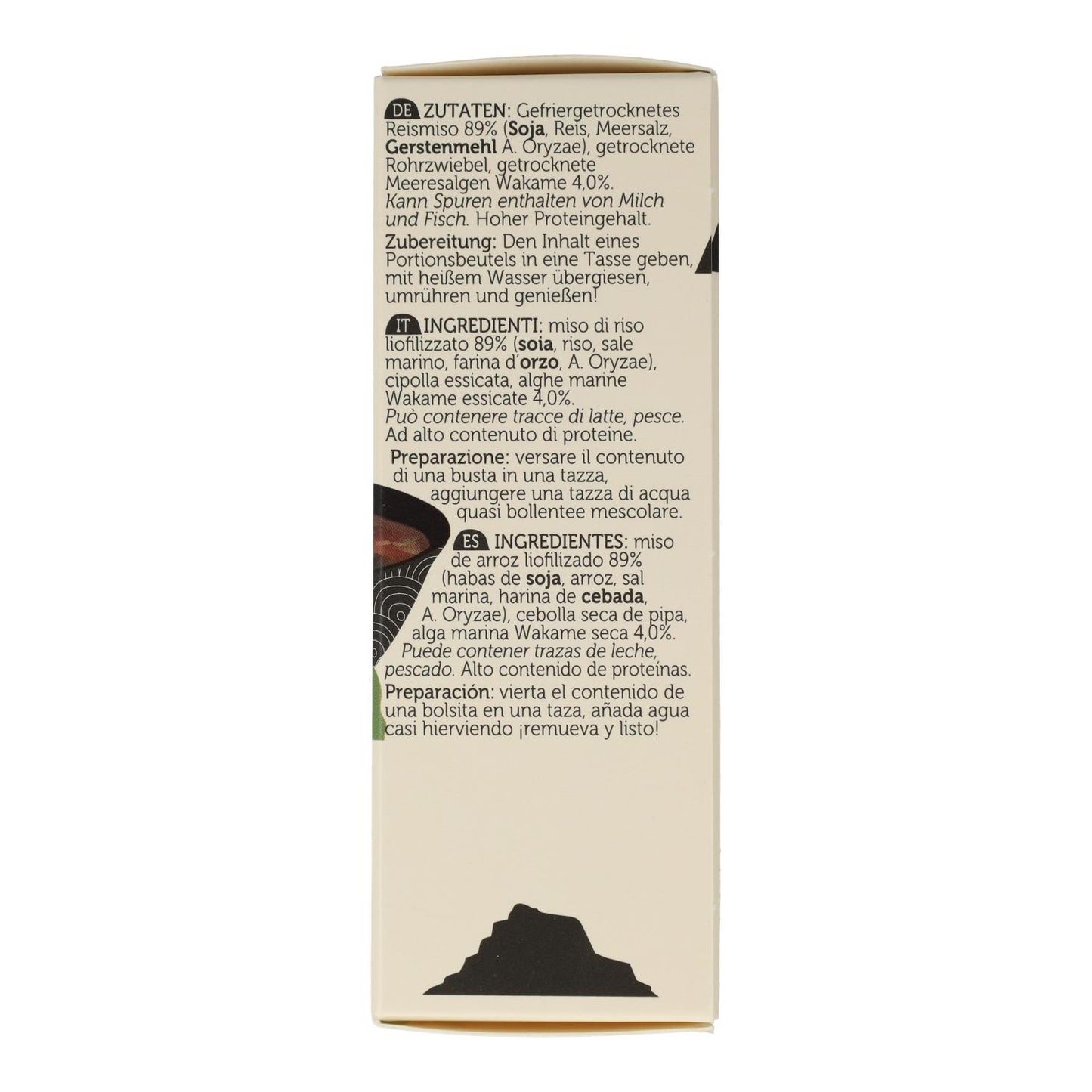 Traditionelle Instant-Miso-Suppe ECO Lime 4x10g