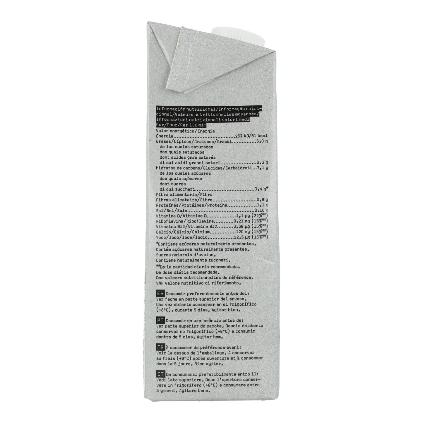 Pakket van 6 stuks Barista Oatly haverdrank 1 l