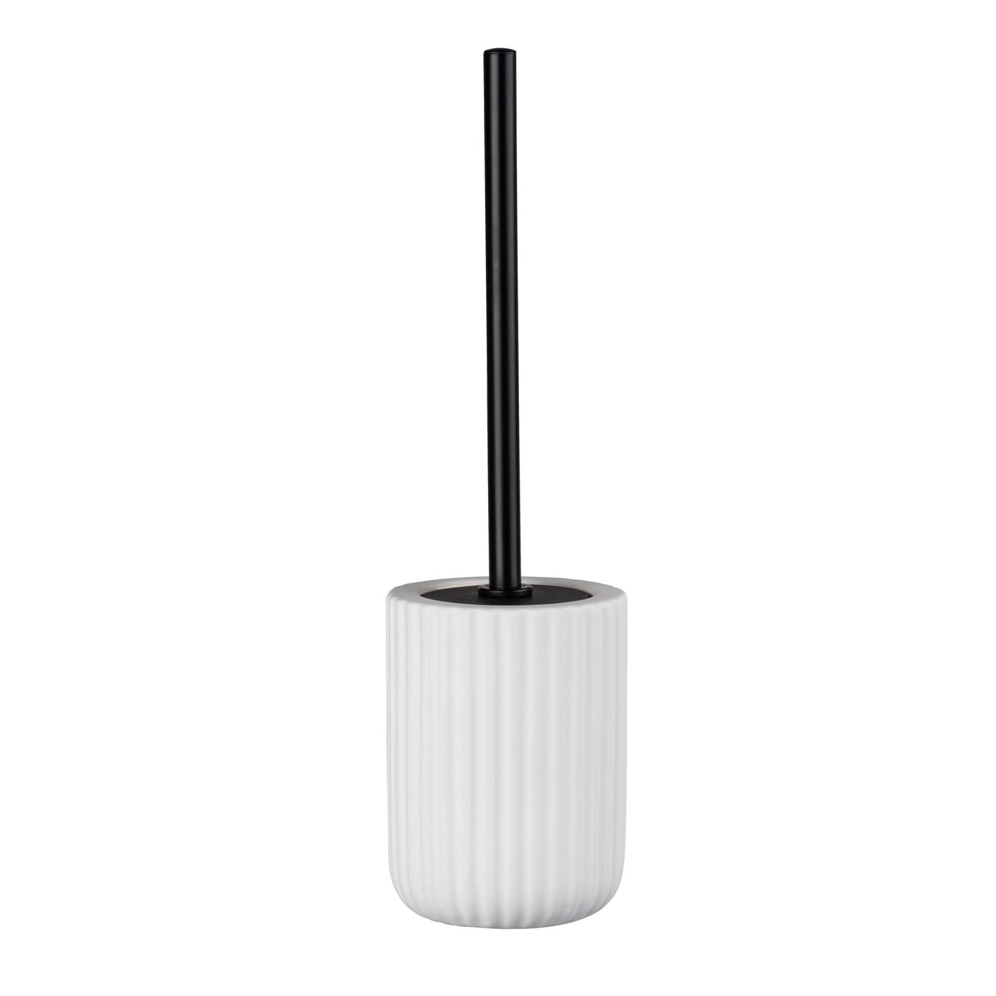 Portascopino in ceramica Belluno, bianco